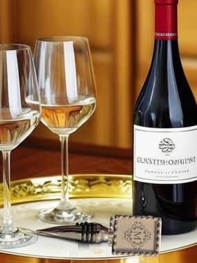 Monogrammed Wine Bottle Stopper Handcrafted in Silver “M” NIB